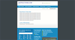 Desktop Screenshot of instructions.com