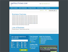 Tablet Screenshot of instructions.com